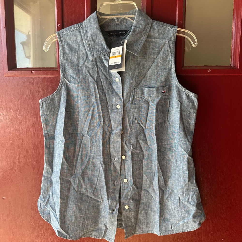 Tommy Hilfiger Blue Chambray Shirt